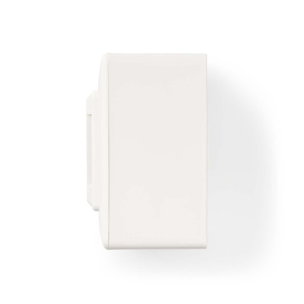 Nedis CCGP89150IV Netwerk Wanddoos | Inbouw | 2 poort(en) | CAT5e | Recht | Female | Goud Verguld | PVC | Wit | Envelop