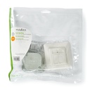 Nedis CCGP89250IV Netwerk Inbouw Wanddoos 2 poorten CAT6a Verguld Wit 