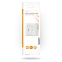 Nedis CCGP89760WT Netwerk Keystone-voorplaat RJ45 2 poorten Wit 