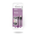 Nedis CCGW61600BK10 USB 3.2 Gen 1-Kabel USB-A - USB-C 60 W 5 Gbps Vernikkeld 1m Zwart