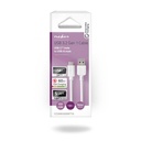 Nedis CCGW61600WT10 USB 3.2 Gen 1-Kabel USB-A - USB-C  60 W 5 Gbps Vernikkeld 1m Wit 