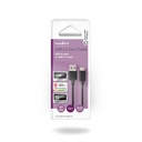Nedis CCGW61650BK10 USB 3.2 Gen 2-Kabel USB-A - USB-C 60 W 10 Gbps Vernikkeld 1m Zwart 