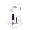 Nedis CCHAC300ABK Autolader 15W 3.0 A USB-C 1m Enkel Voltage Zwart