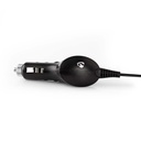 Nedis CCHAU100ABK Autolader 5W 1A Micro-USB 1m Enkel Voltage Zwart