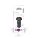 Nedis CCHAU480ABK Autolader 24W 2x 2.4A 2x USB-A Enkel Voltage Zwart