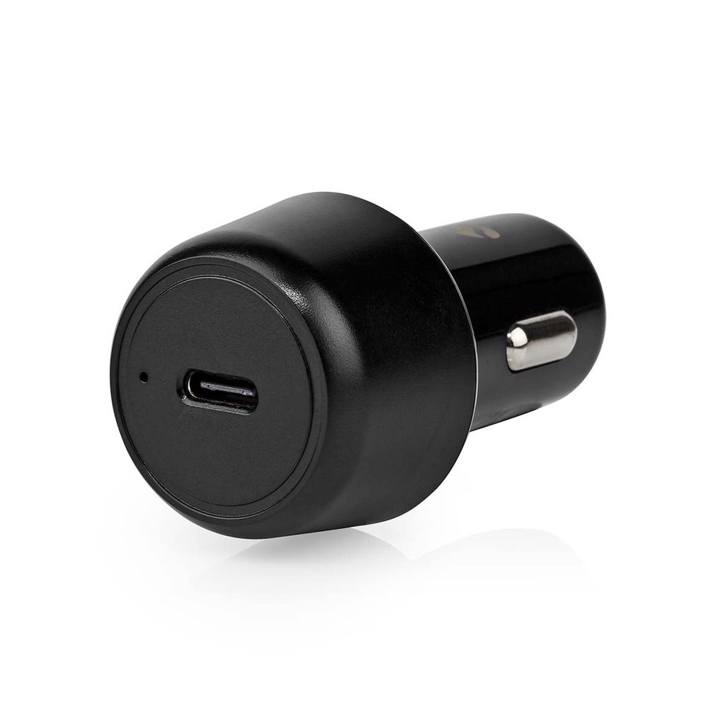 Nedis CCPD30W050BK Autolader 30W 2/3A USB-C Automatische Voltage Zwart