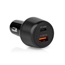 Nedis CCPD65W100BK Autolader 65 W 2/3/3A USB-A / USB-C Automatische Voltage Zwart