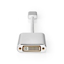 Nedis CCTB37250AL02 Video-Kabel DisplayPort - DVI-D 24+1-Pins Vrouwelijk 1080p@60Hz 20cm Zilver