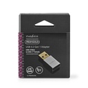 Nedis CCTB60925AL USB 3.2 Gen 1 Adapter USB-A - USB-C Vrouwelijk 5 Gbps Vernikkeld Zilver 