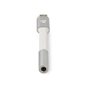 Nedis CCTB65950AL008 USB-C Adapter USB-C - 3,5 mm Jack 8cm Verguld Zilver