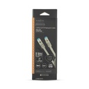 Nedis CCTB85321AL05 CAT6a netwerkkabel S/FTP RJ45 50cm Gevlochten Zilver 