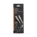 Nedis CCTB85321AL10 CAT6a netwerkkabel S/FTP RJ45 1 m Gevlochten Zilver