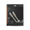 Nedis CCTB85321AL100 CAT6a netwerkkabel S/FTP RJ45 10m Gevlochten Zilver