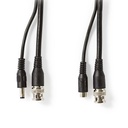 Nedis CCTVCA10BK100 CCTV-Security Kabel BNC / DC 10m Zwart
