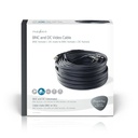 Nedis CCTVCA10BK300 CCTV-Security Kabel BNC / DC 30m Zwart