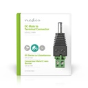Nedis CCTVCM11BK5 CCTV-Security Connector 2-Voudig 5,5 x 2,1 mm Zwart