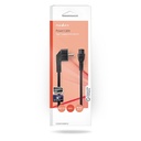 Nedis CEGB10100BK20 Stroomkabel Type F - IEC-320-C5 Haaks Vernikkeld 2m Zwart
