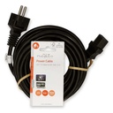 Nedis CEGL10030BK50 Stroomkabel Type - IEC-320-C13 Vernikkeld 5m Zwart
