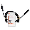 Nedis CEGL11042BK20 Stroomkabel - Euro IEC-320-C7 Vernikkeld 2m Gekruld Zwart 
