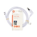 Nedis CEGL11055WT20 Stroomkabel Euro - IEC-320-C7 Haaks Vernikkeld 2m Wit