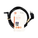Nedis CEGL11075BK20 Stroomkabel Euro - IEC-320-C1 Haaks Vernikkeld 2m Zwart 