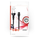 Nedis CEGP10130BK30 Stroomkabel Type F - IEC-320-C5 Vernikkeld 3m Zwart 