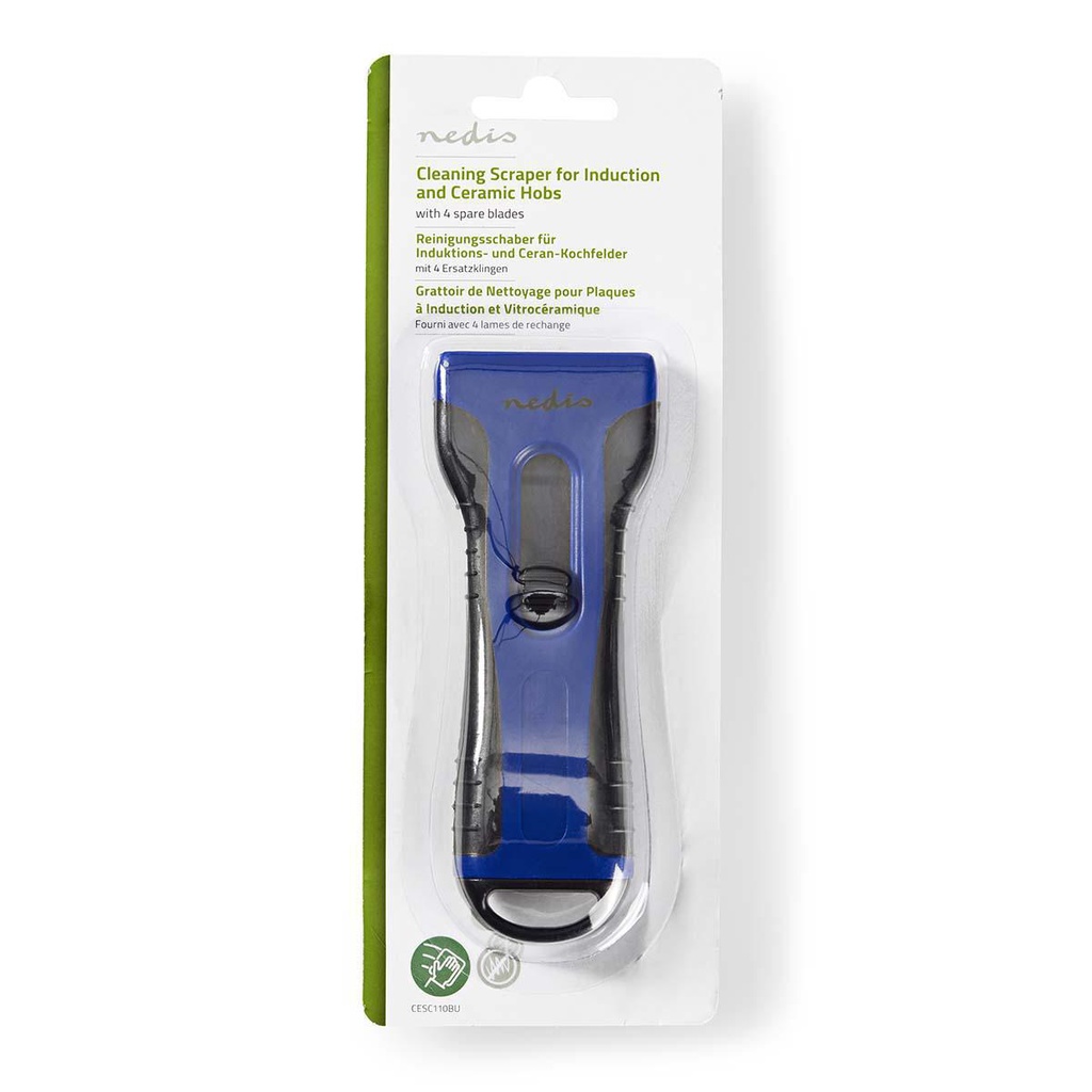Nedis CESC110BU Kookplaatschraper Vitrokeramische Kookplaten Blauw / Zwart 