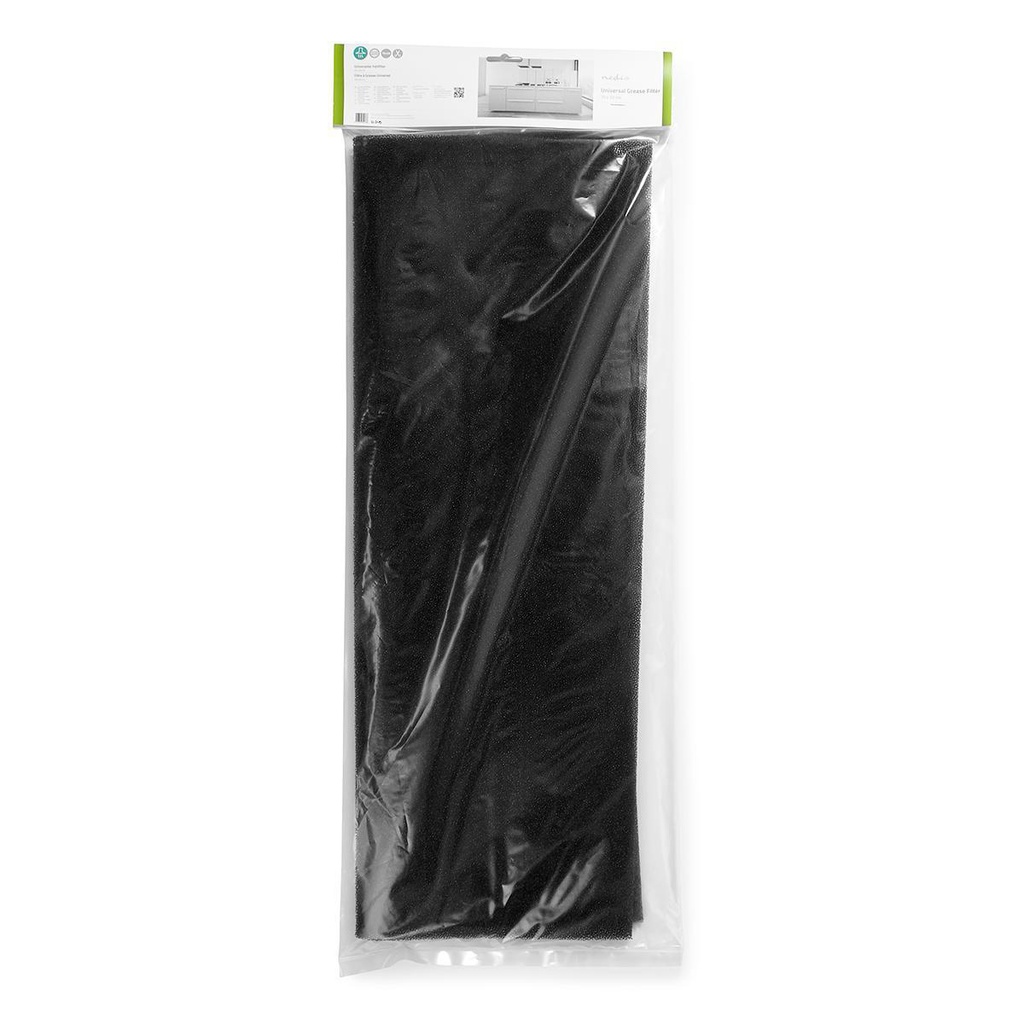 Nedis CHFI115CA Vetfilter Afzuigkap 70 x 50 cm Te knippen Zwart