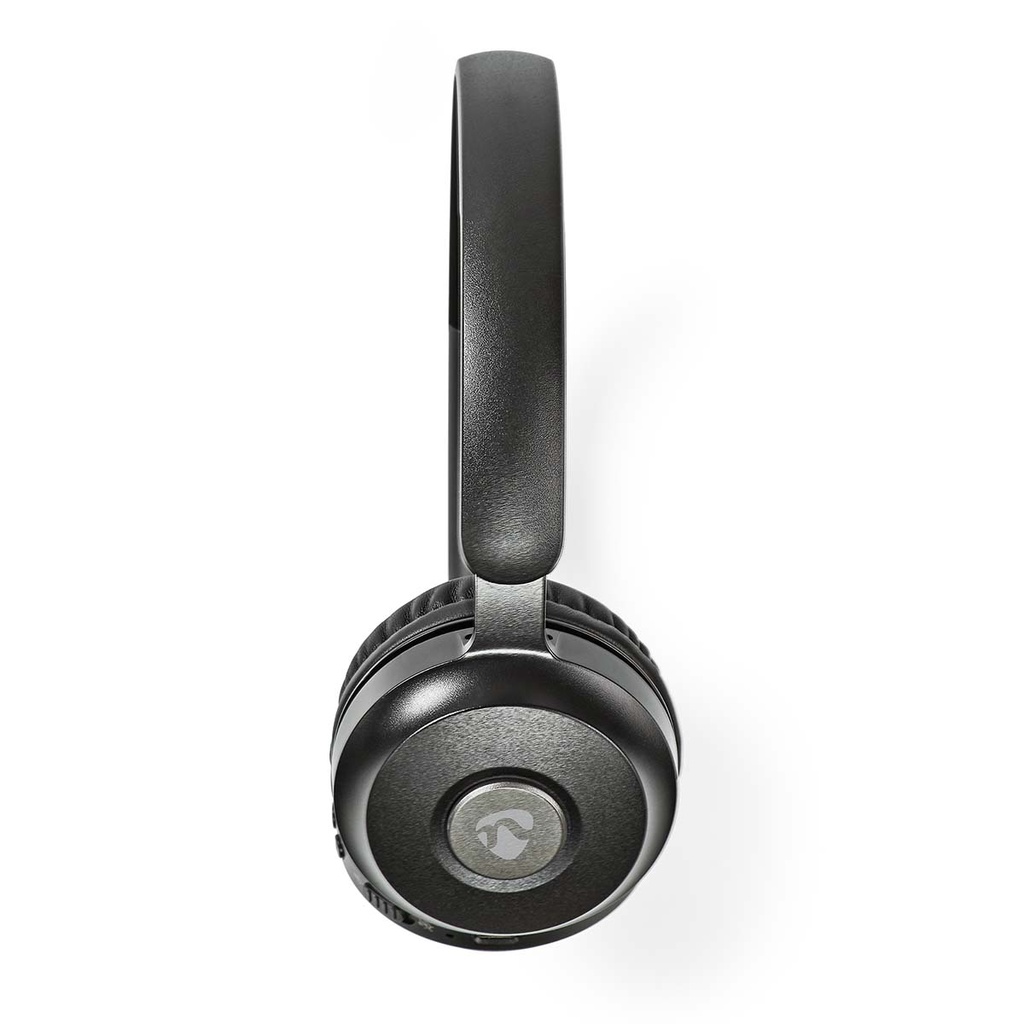 Nedis CHSTB310BK Stereo -Headset On-Ear Bluetooth inklapbare Microfoon Zwart