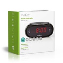 Nedis CLAR001BK Digitale Wekkerradio 0.6"LED-Scherm AM / FM Zwart