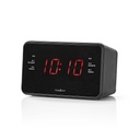 Nedis CLAR002BK Digitale Wekkerradio 0.9"LED-Scherm 3,5 mm Jack AM / FM Zwart