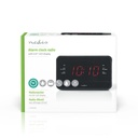 Nedis CLAR002BK Digitale Wekkerradio 0.9"LED-Scherm 3,5 mm Jack AM / FM Zwart