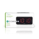 Nedis CLAR004BK Digitale Wekkerradio 1.8"LED-Scherm 3,5 mm Jack AM / FM Zwart