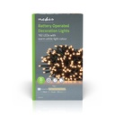 Nedis CLBO192 Kerstverlichting op Batterij 192 LED's Warm Wit 14.4m 7effecten Binnen & Buiten 