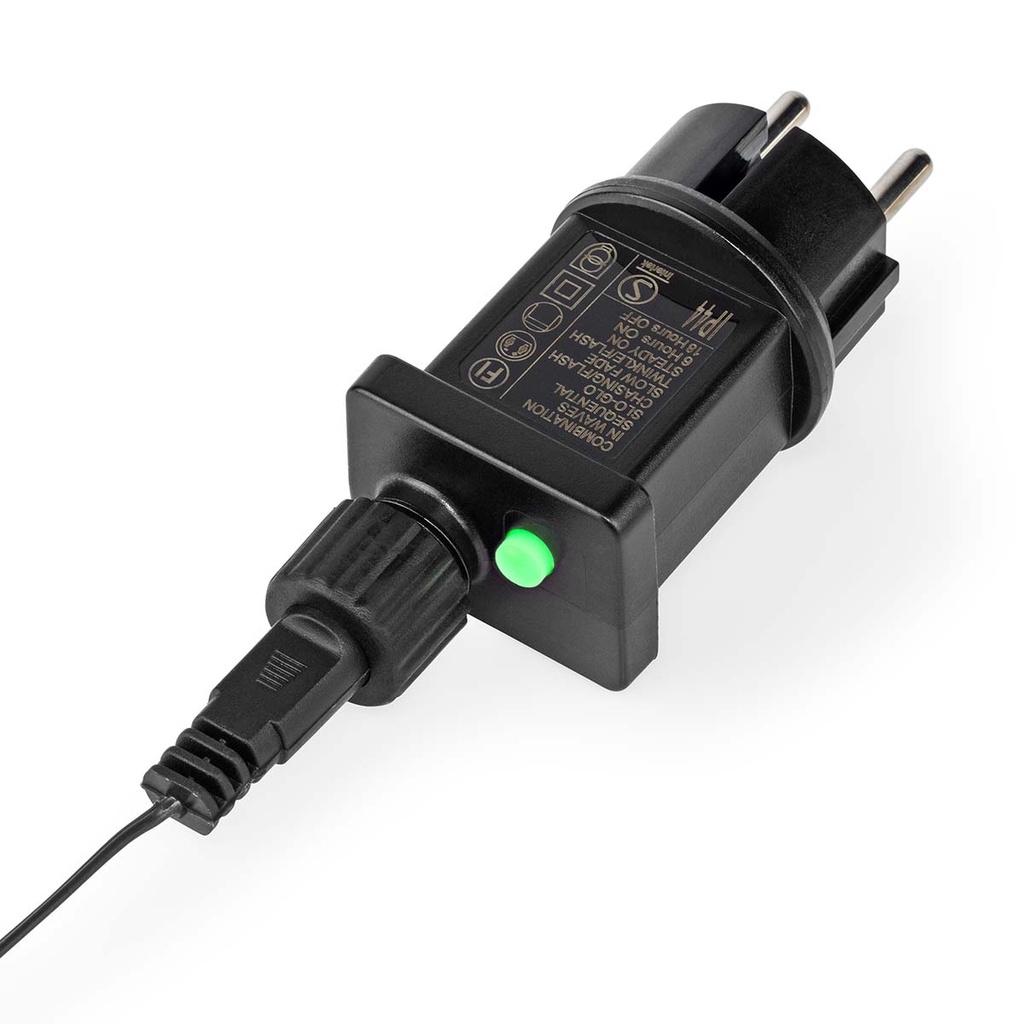 Nedis CLCS576 Kerstverlichting 576 LED's Warm Wit 4.2m 7 Effecten Binnen & Buiten 