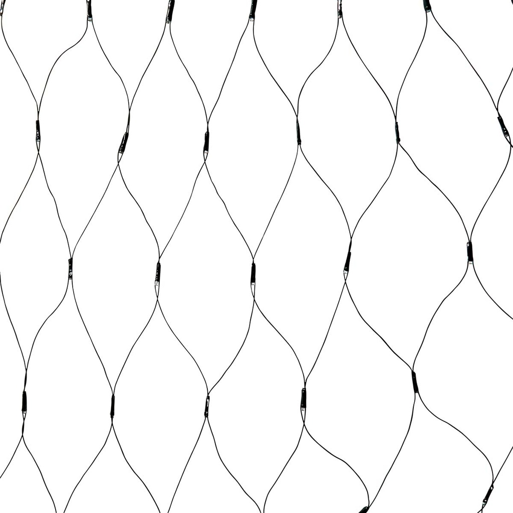 Nedis CLLN320 Decoratieve Net Verlichting Warm Wit 320 LED's 3 x 1.5 m 7 Effecten Binnen & Buiten