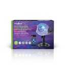 Nedis CLPR3 LED- en laserprojector Kleurrijke LED /groene laser Binnen & Buiten 