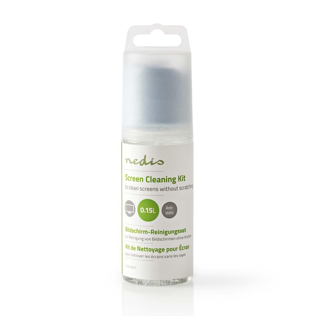 Nedis CLSN100TP Schermreiniger Spray 150 ml Wisser inbegrepen