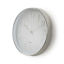 Nedis CLWA015PC30GD Wandklok 300 mm Diameter Kunststof Goud / Wit