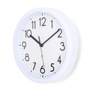 Nedis CLWA105WT Wandklok 220 mm Diameter Kunststof Wit