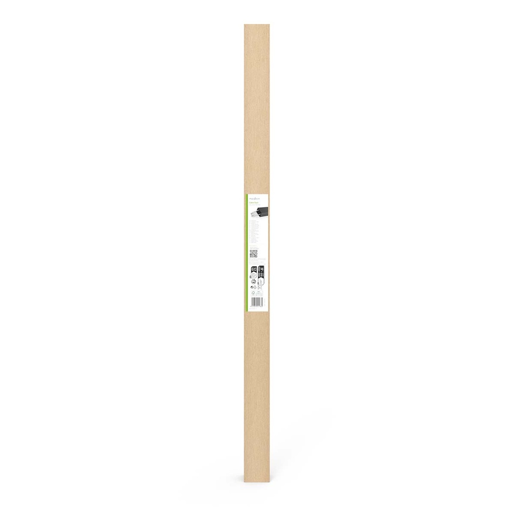 Nedis CMDT6040BK110 Kabelgoot 40mm Maximale diameter 1.1m Zwart