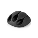 Nedis CMGC20034BK Kabelclip Click & Go 3 Sleuven 5.3 mm Maximale kabeldikte Zwart 4 Stuks