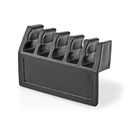 Nedis CMGC21052BK Kabelclip Click & Go 5 Sleuven 7.1 mm Maximale kabeldikte Zwart 2 Stuks