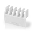 Nedis CMGC21052WT Kabelclip Click & Go 5 Sleuven 7.1 mm Maximale kabeldikte Wit 2 Stuks