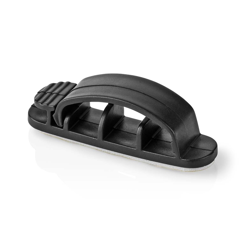 Nedis CMGC22033BK Kabelclip Vergrendeld 3 Sleuven 7.5 mm Maximale kabeldikte Zwart 3 Stuks 