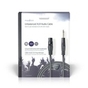 Nedis COTG15120GY100 Ongebalanceerde Audiokabel XLR 3-Pins Vrouwelijk - 6,35 mm 10m Grijs
