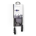 Nedis COTH15012GY10 DMX-Adapterkabel XLR 3-Pins - XLR 3-Pins Vrouwelijk 1m Grijs