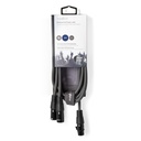 Nedis COTH15020GY15 Gebalanceerde Audiokabel 2x XLR 3-Pins - XLR 3-Pins Vrouwelijk 1.5m Grijs 