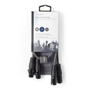 Nedis COTH15030GY05 Gebalanceerde Audiokabel 2x XLR 3-Pins - 2x XLR 3-Pins Vrouwelijk 50cm Grijs