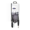 Nedis COTH15120GY15 Ongebalanceerde Audiokabel XLR 3-Pins Vrouwelijk - 6,35 mm Jack 1.5m Grijs 